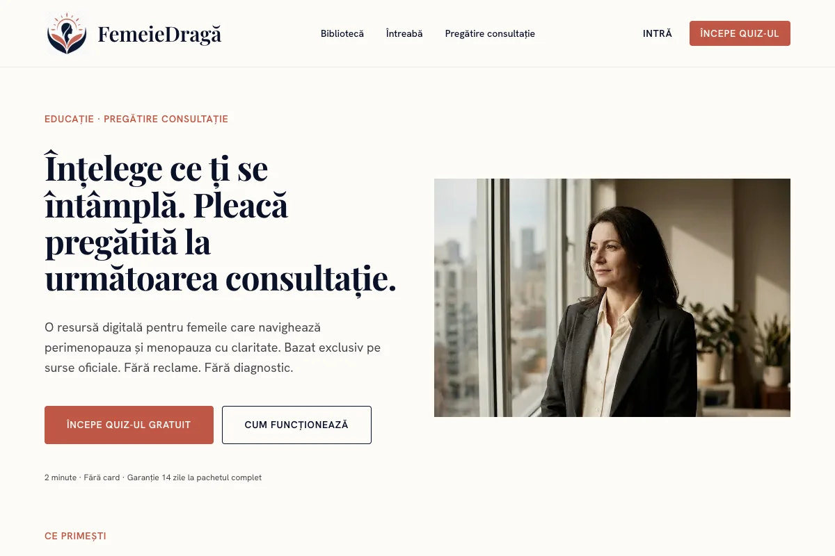 Screenshot femeiedraga.ro