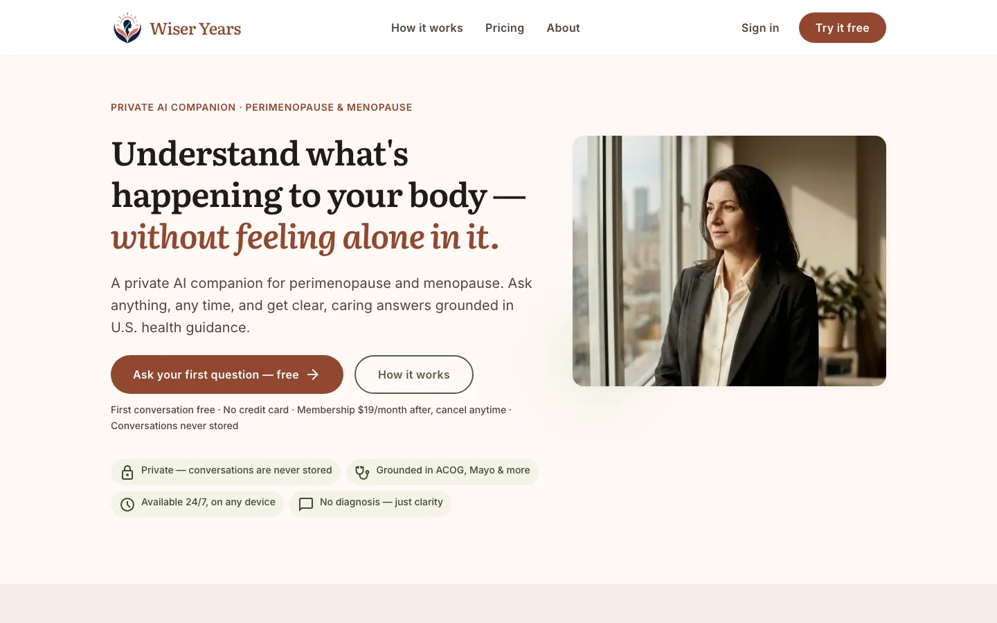 Screenshot wiser-years.com